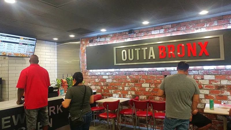 Image: Outta Bronx in east Phoenix has only been open just over a month, but it already seems to be a popular neighborhood spot.