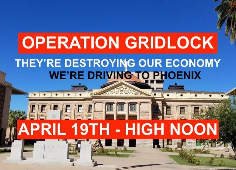 Image: A flyer for the protest from Facebook.