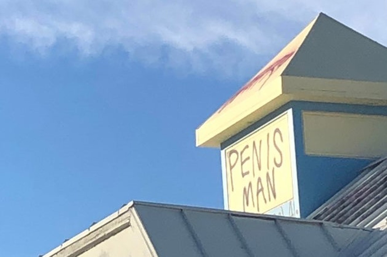 "Penis Man strikes again - 1202 W Broadway," a Reddit user wrote in a post on Saturday.