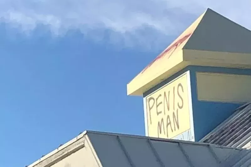 Image: "Penis Man strikes again - 1202 W Broadway," a Reddit user wrote in a post on Saturday.