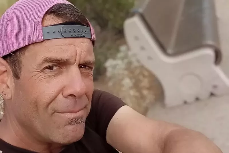 Image: Bruce Beekman in the months before his last arrest in 2022.