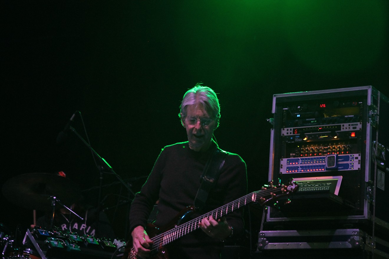 Phil Lesh performing on the main stage of Pot Of Gold 2018.