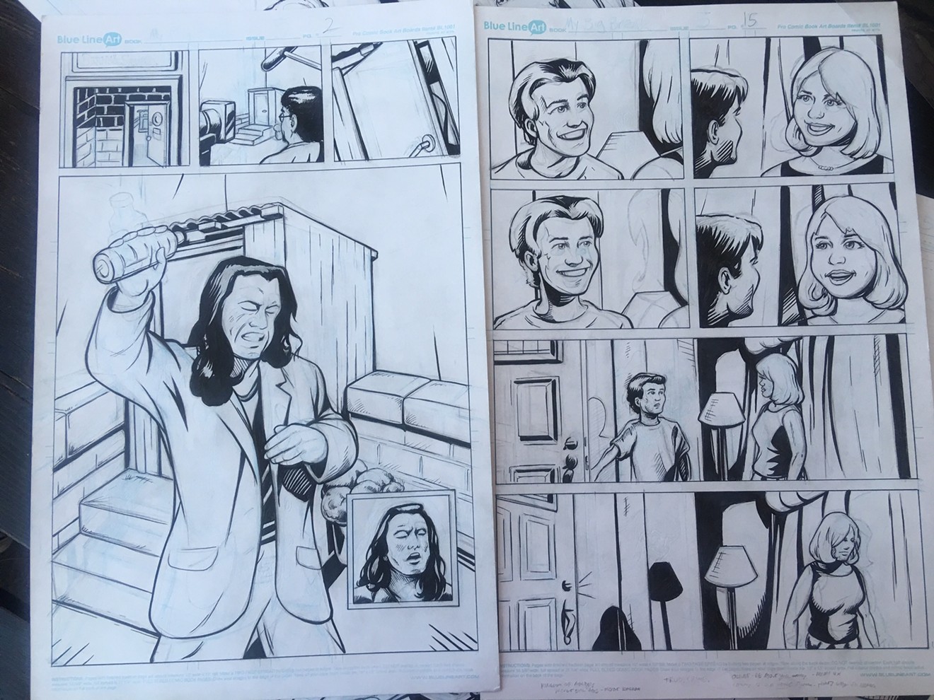 Interior pages from My Big Break.