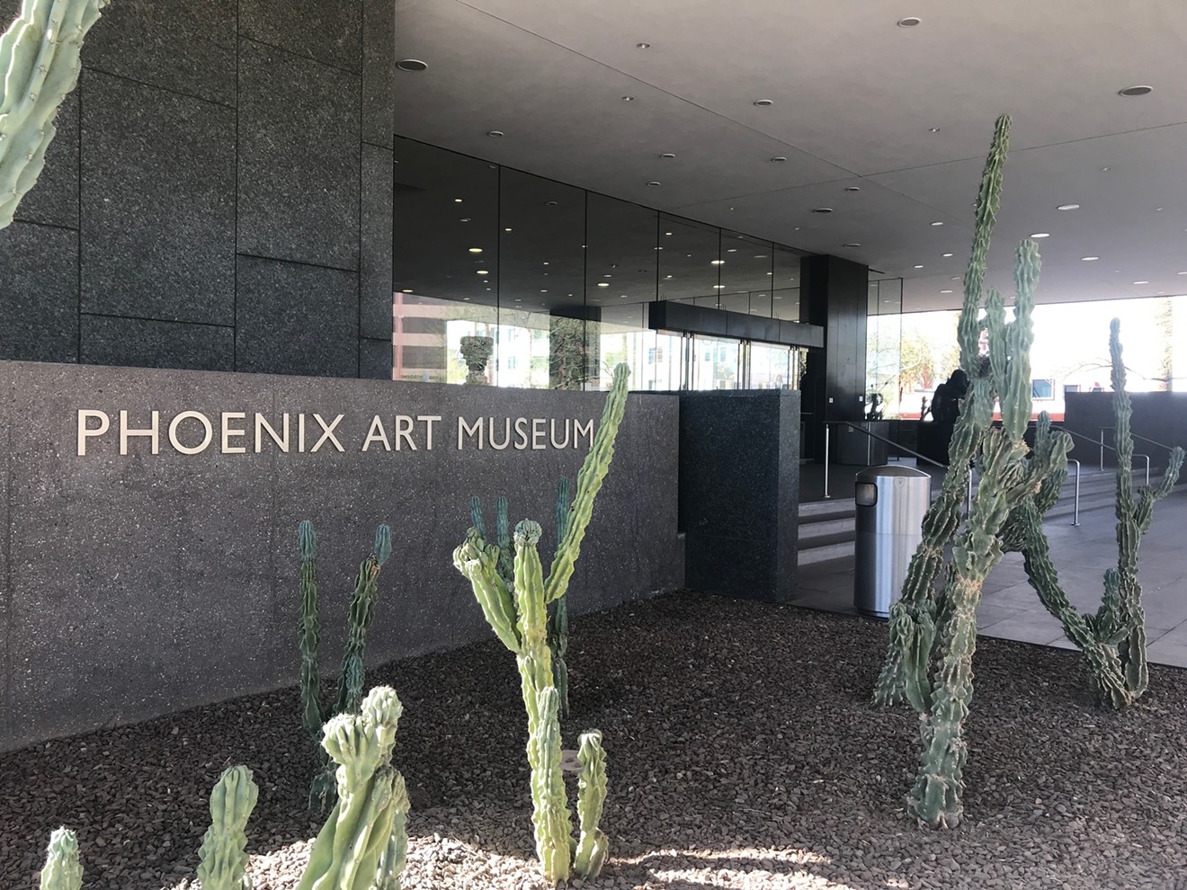 Entrance to Phoenix Art Museum.