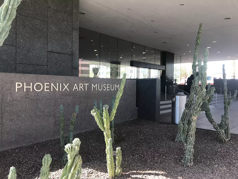 Image: Entrance to Phoenix Art Museum.