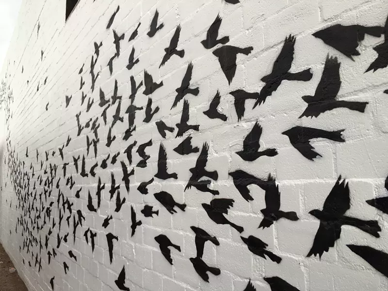 Image: Brian Boner recently learned his monOrchid mural was used in promoting Chevrolets.