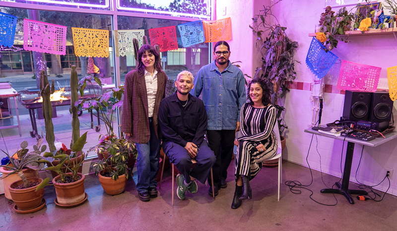 Image: CALA Alliance's leaders are, from left, Sofía Dominguez, Saúl Míllan, Francisco Diaz and Stephanie Roman.