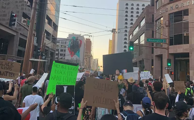Image: Phoenix Charter School Students Take Action to Show Black Lives Matter