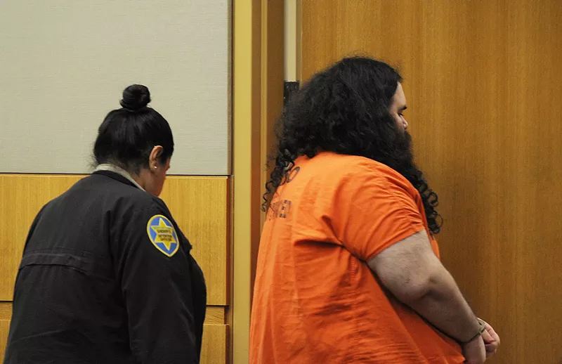 Image: Mathew Sterling leaves a Maricopa County Superior Court room on Friday after being sentenced.