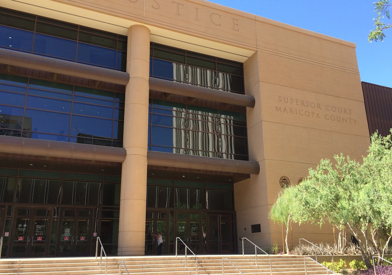 The Maricopa County Superior Court building in downtown Phoenix.
