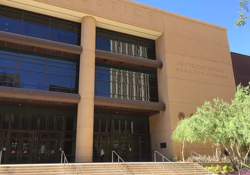 Image: The Maricopa County Superior Court building in downtown Phoenix.