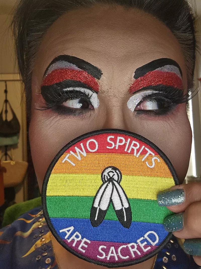 Image: Drag queen Navi Ho is here to advocate for Two Spirit people.