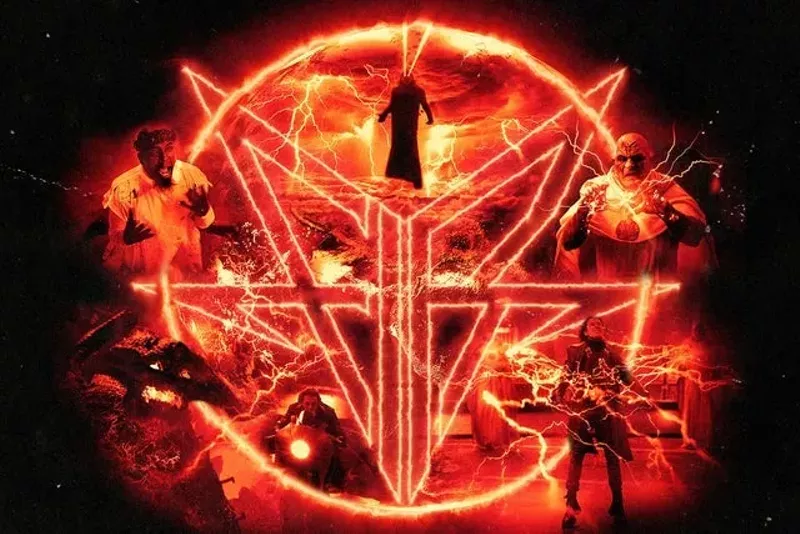 Image: A metal tour logo.