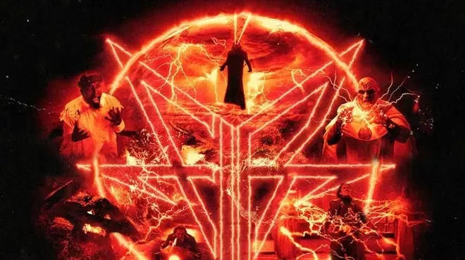A metal tour logo.