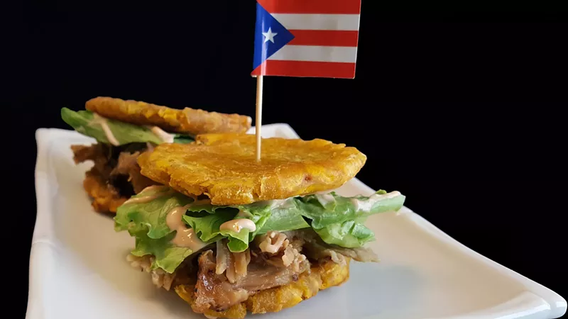 Image: The Jibarito uses two plantains to create the sandwich