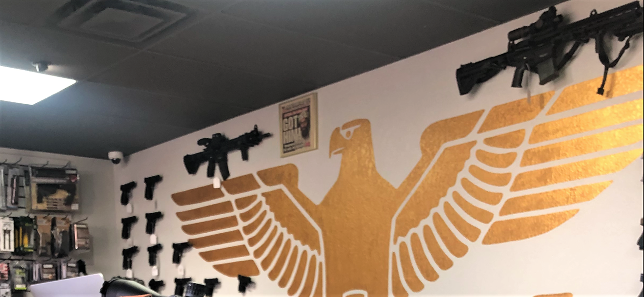Strapt Armory's logo features an apparent reproduction of a Nazi-era imperial eagle. The owner says it wasn't intentional.