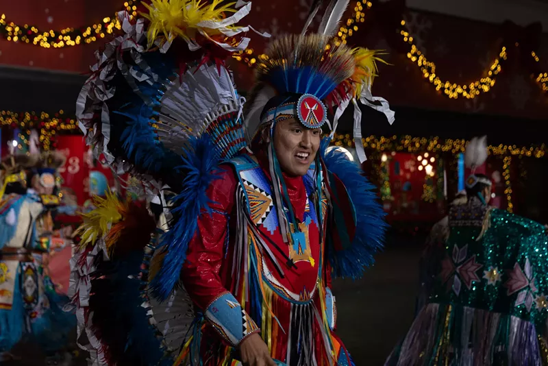 Image: An indigenous dancer.
