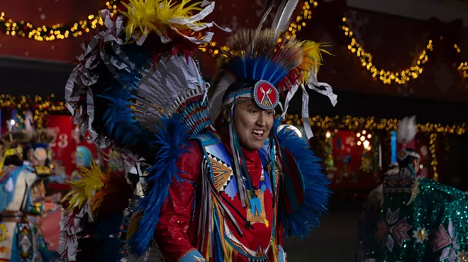 An indigenous dancer.