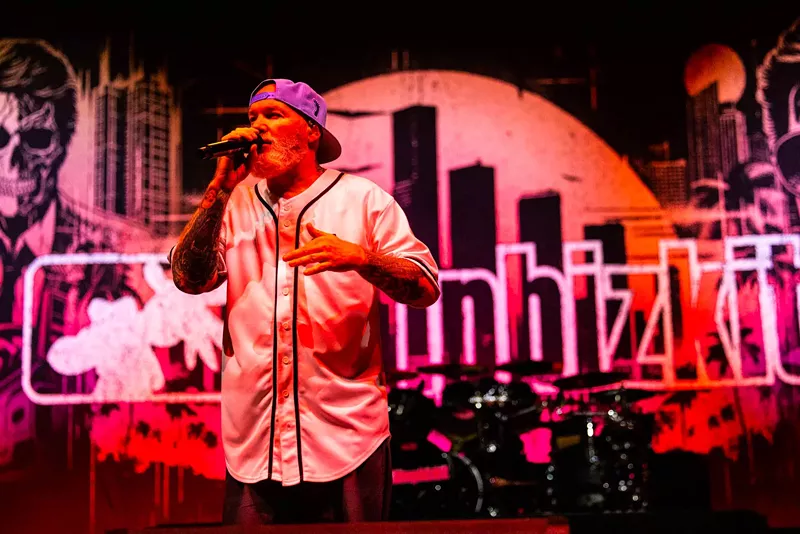 Image: Limp Bizkit frontman Fred Durst performs on Friday at Talking Stick Resort Amphitheatre.