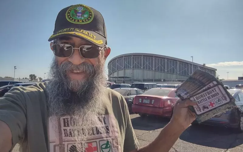 Image: A federal grand jury charged Edward Vallejo, 63, of Phoenix, with seditious conspiracy and three other counts for his role in the January 6, 2021 attempt to overthrow the U.S. Capitol. He faces 20 years in prison.