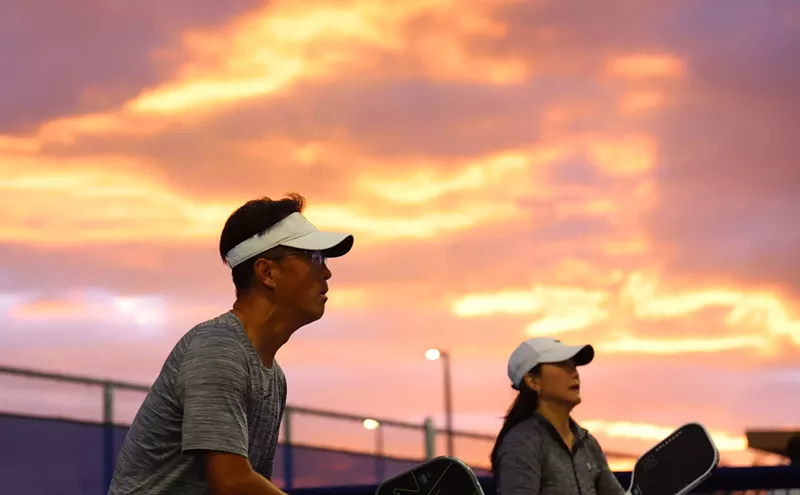 Image: Phoenix pickleball players flock to the courts at Gilbert Regional Park