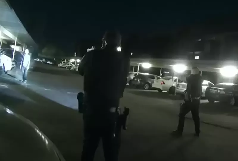 Image: Phoenix Police officers shoot 76-year-old Dwight Cornwell after pelting him with several rounds of pepper balls.