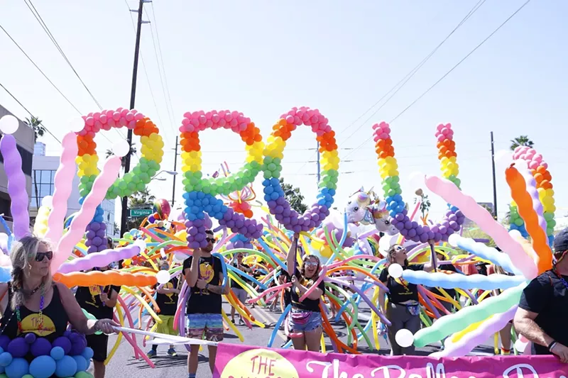 Image: Proud to be gay at the 2018 Phoenix Pride Parade.