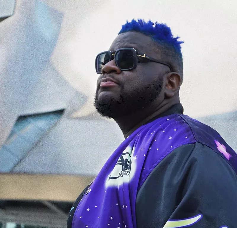 Image: Phoenix 'nerdcore' rapper Mega Ran curated the entire Dream Master Mixtape festival lineup, calling upon close friends in the indie rock and hip-hop scenes.