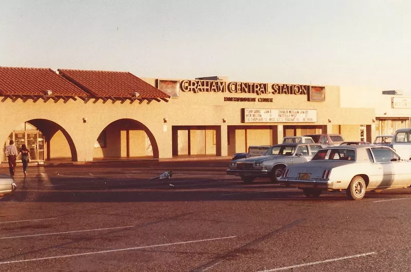 Image: A vintage photo of a nightclub.