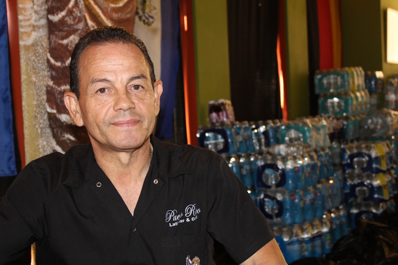 Wesley Andjuar, owner of the Puerto Rico Latin Bar & Grill in Phoenix, is helping coordinate the donation of disaster-relief supplies from Arizona to storm-battered Puerto Rico.