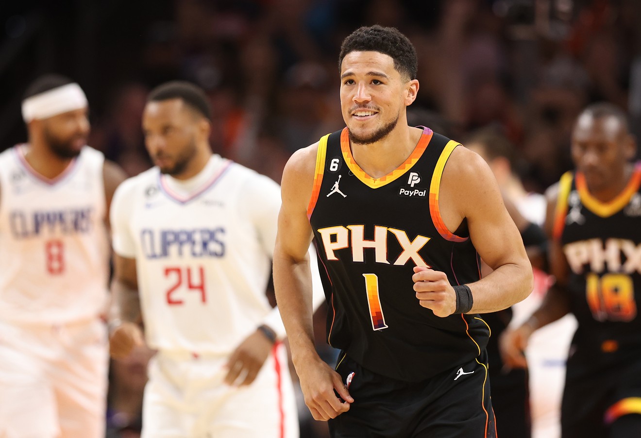 Devin Booker is just one of a trio of superstars on the Suns' roster.