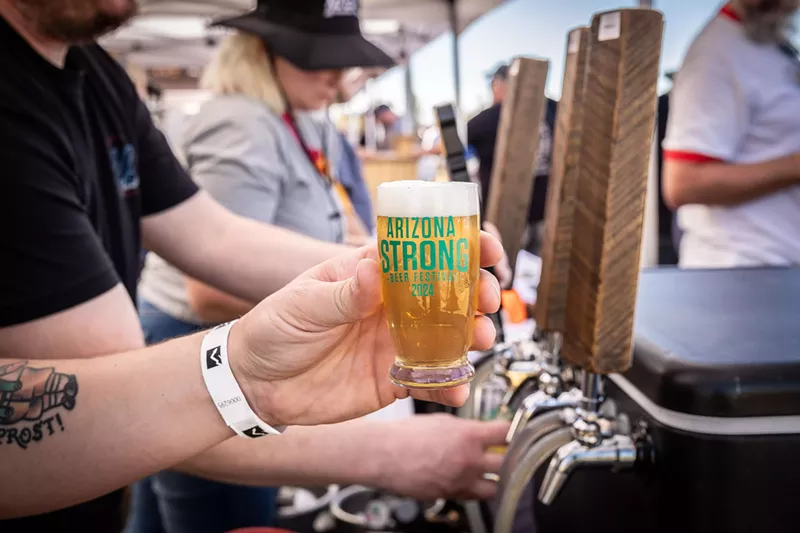 Image: Strong Beer Festival pour.