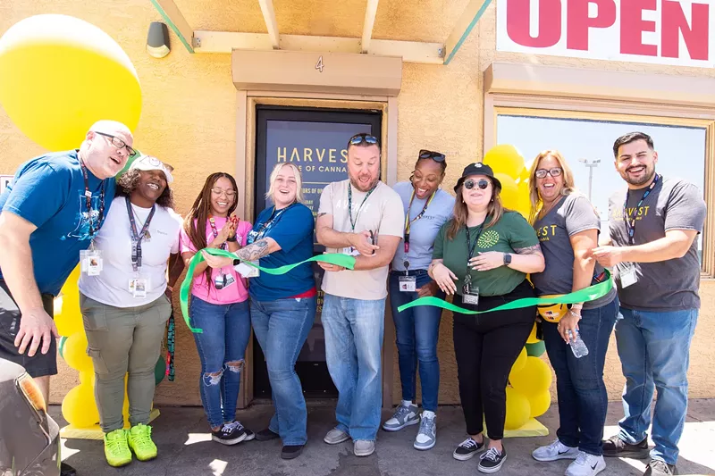 Image: Despite the blistering heat on July 7, Trulieve's team couldn't help but celebrate the grand opening of their Apache Junction location.