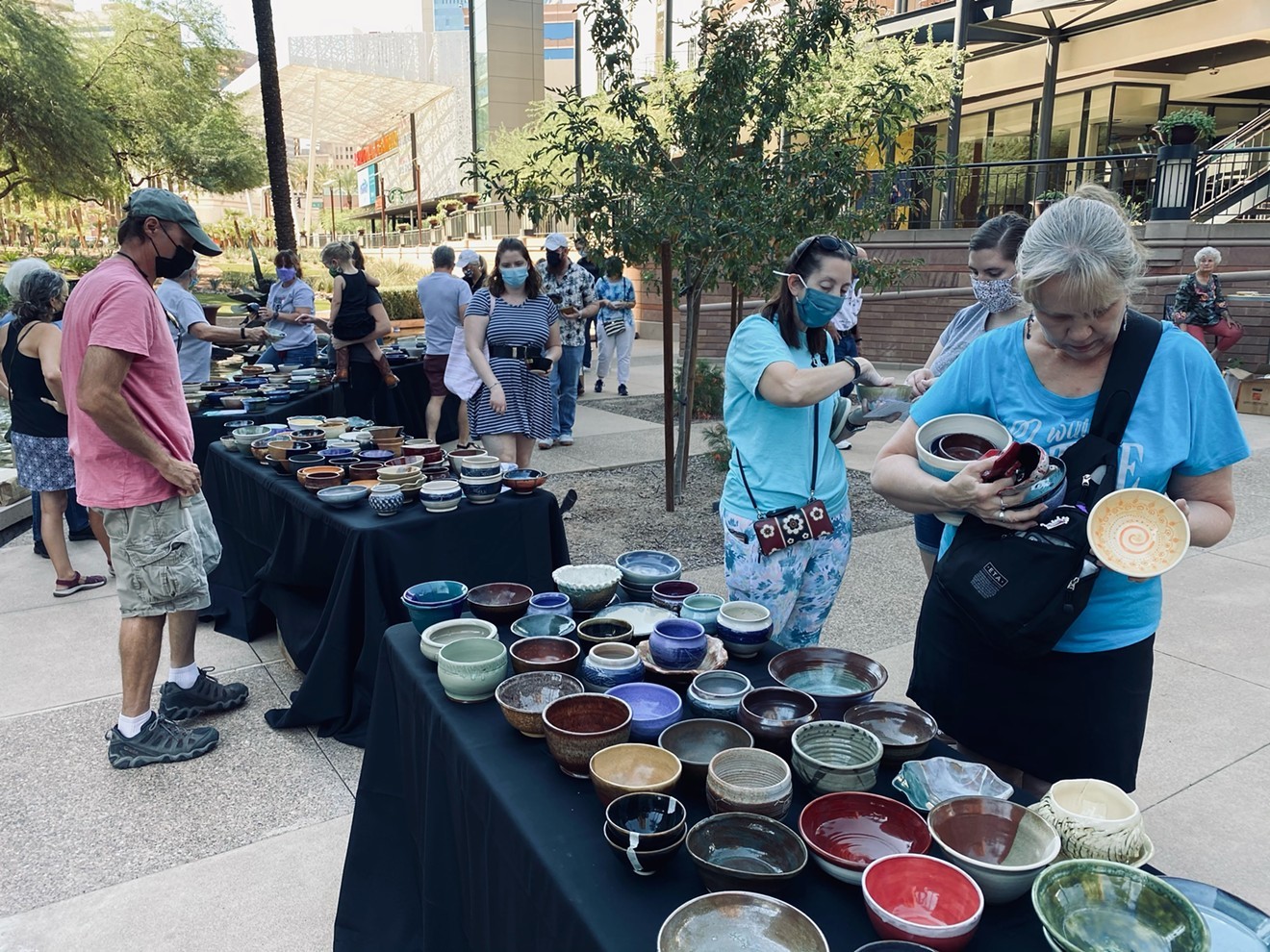 The Empty Bowls event in 2021 sold over 900 bowls.