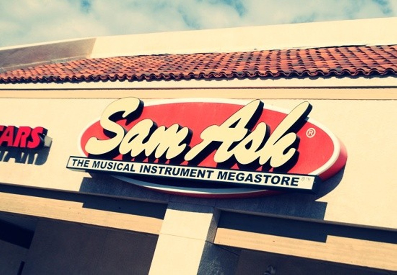 Sam Ash is just one of the music stores where you can pick up new musical skills.