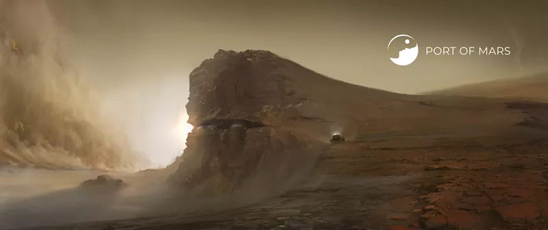 Image: Port of Mars game art