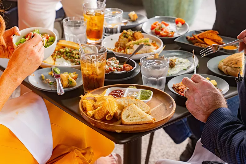 Image: Postino WineCafe serves a menu of bruschetta boards, sandwiches, salads, and snacks to pair with wine.