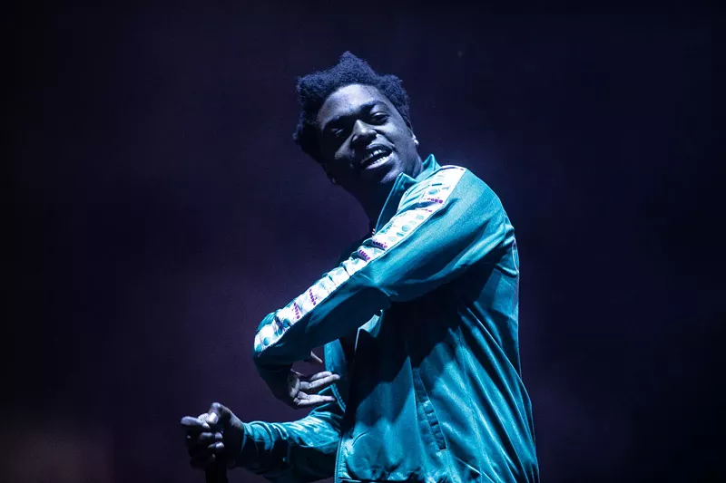 Image: Kodak Black takes the stage at Pot of Gold 2019.