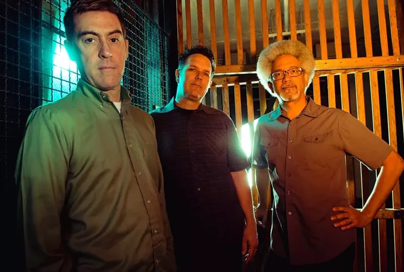 Image: The Father Figures (from left) Bobby Lerma, Tom Reardon, and Michael Cornelius are working on new music.