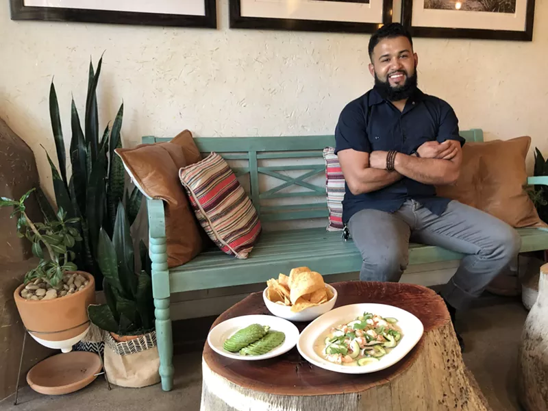Image: Chef Rene Andrade, formerly head chef at Ghost Ranch, is now doing his own thing at Bacanora.