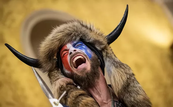 Image: QAnon Shaman calls Trump ‘a piece of shit,’ demands $555 to talk to us