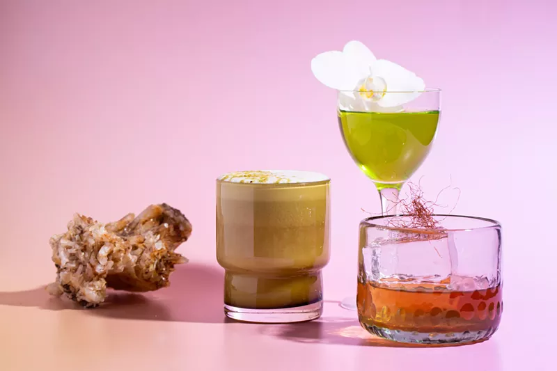 Image: Cocktails at Quartz are inspired by birthstones.