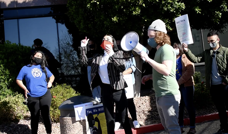 Image: A scene from the One Fair Wage rally.