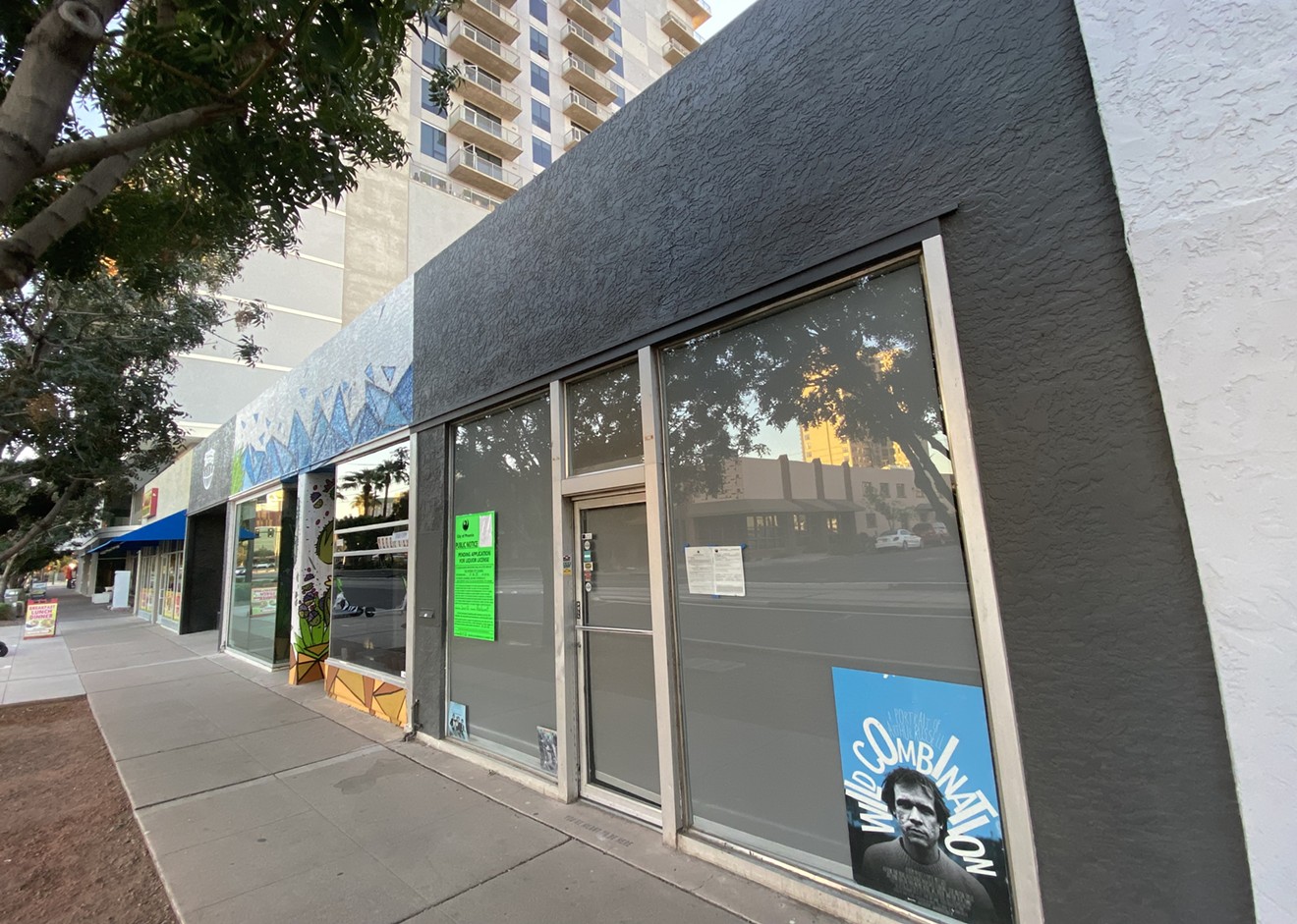 The site of the soon-to-open Central Records in downtown Phoenix.