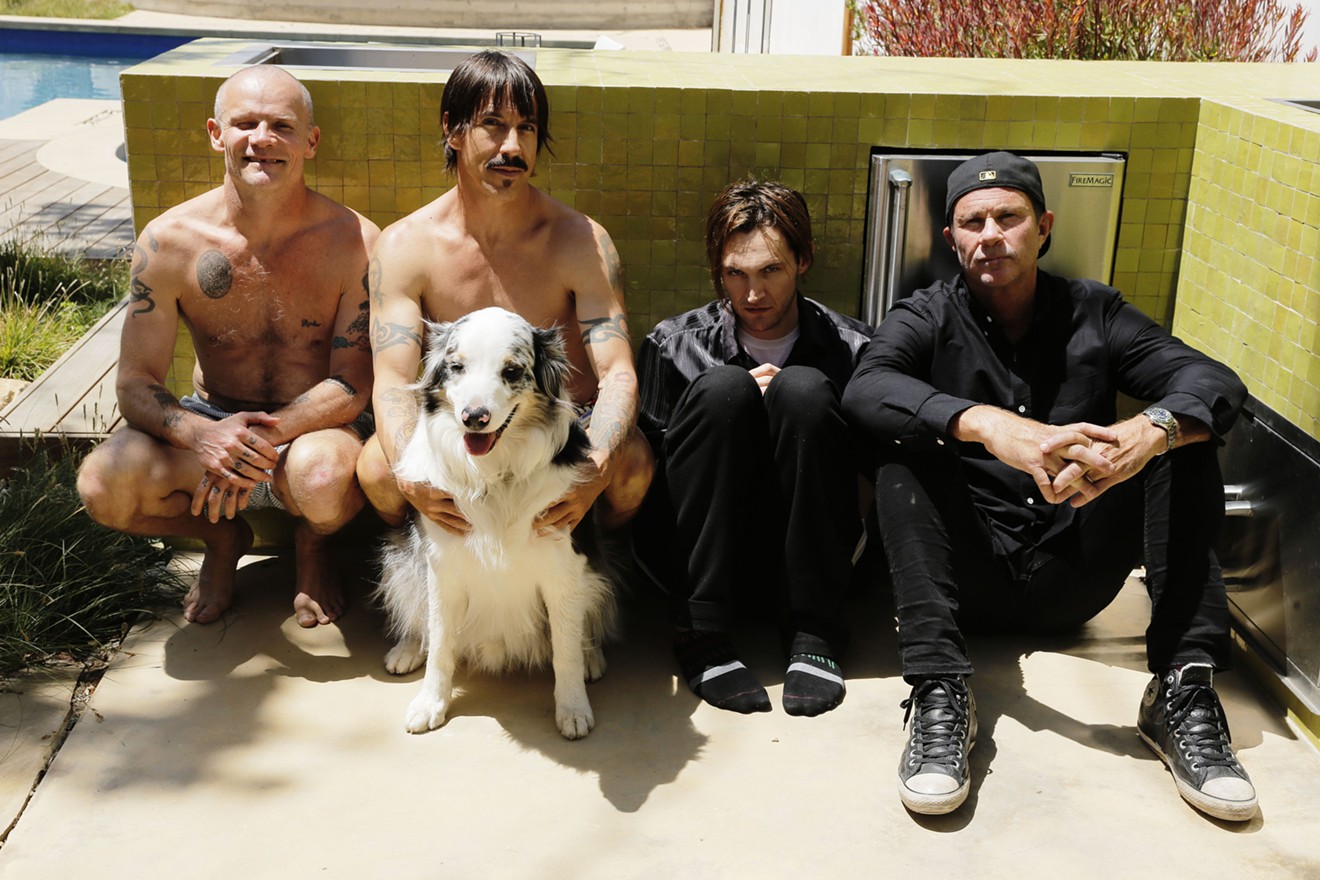 Alt-rock favorites Red Hot Chili Peppers.