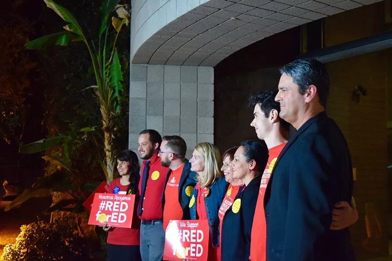 Image: Teachers announce their intention to walk out of Arizona schools next week.