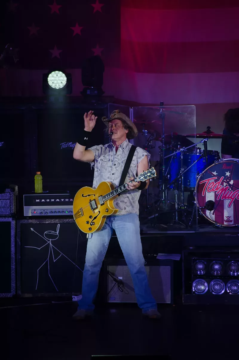 Image: Ted Nugent testifies that he is, indeed, the greatest fan of Ted Nugent in the world.