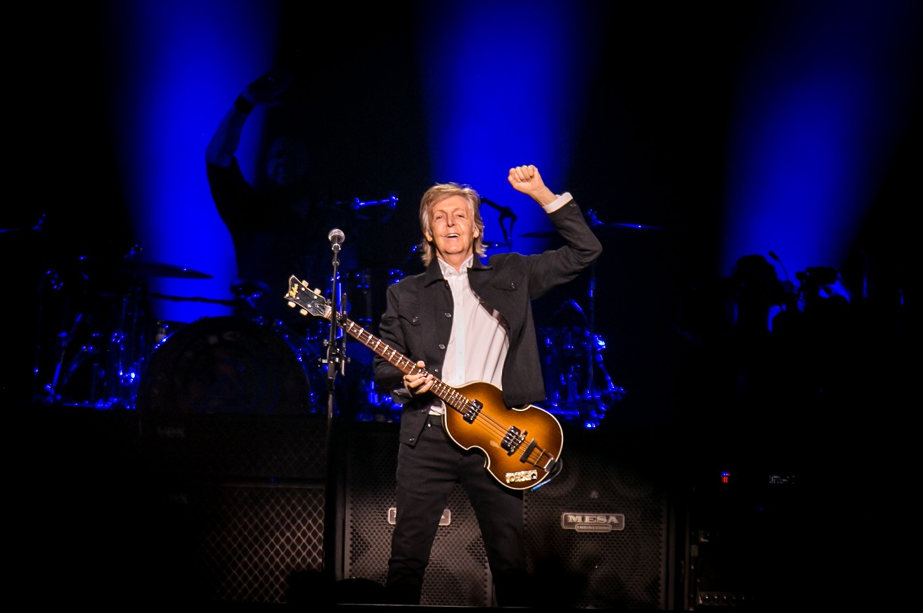 Paul McCartney played “some old songs, some new songs, and some in-between songs" at Talking Stick Resort Arena.