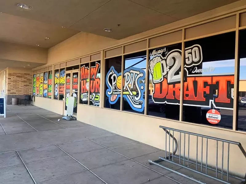 Image: The exterior of Rick's Pub & Grub in Chandler.