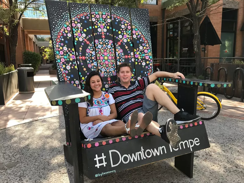 Image: Recalling pre-pandemic days exploring art along Mill Avenue in downtown Tempe.